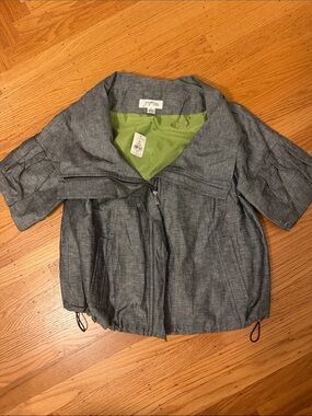 Joséphine studio gray jacket linen/cotton blend